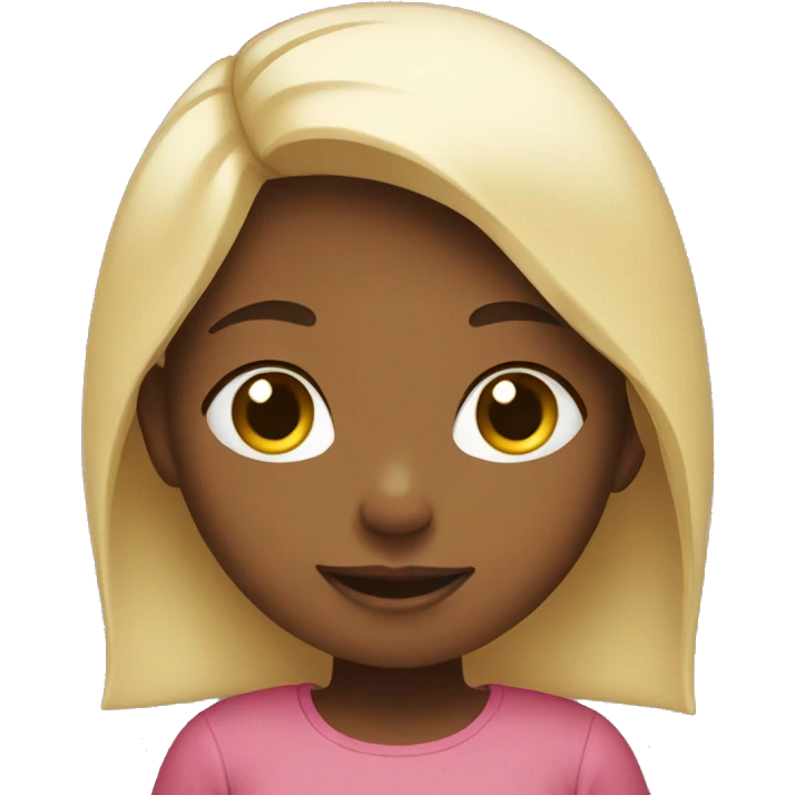 Girl showing love emoji