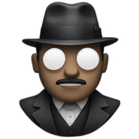 Mafia man emoji