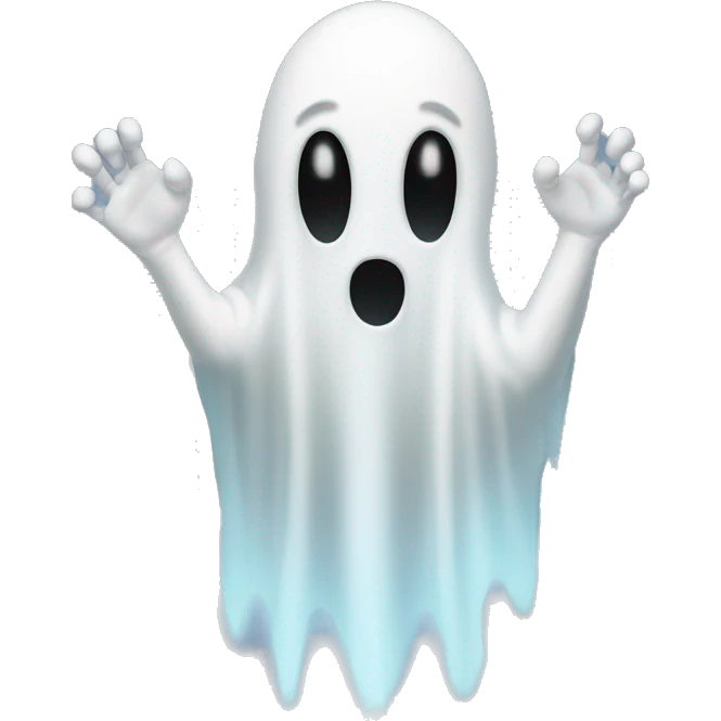 ghost hands emoji
