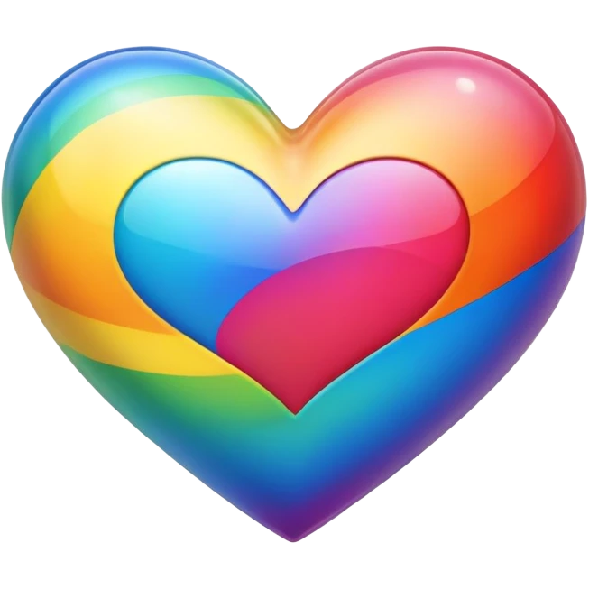 rainbow heart emoji