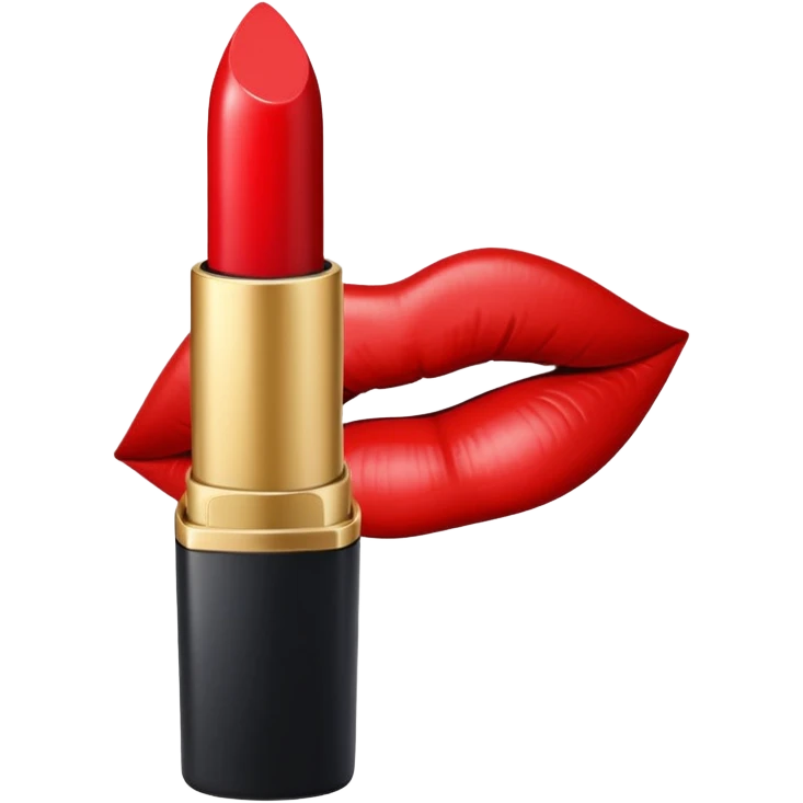 Lipstick mark emoji