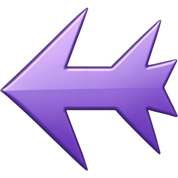 seta para direita roxa emoji