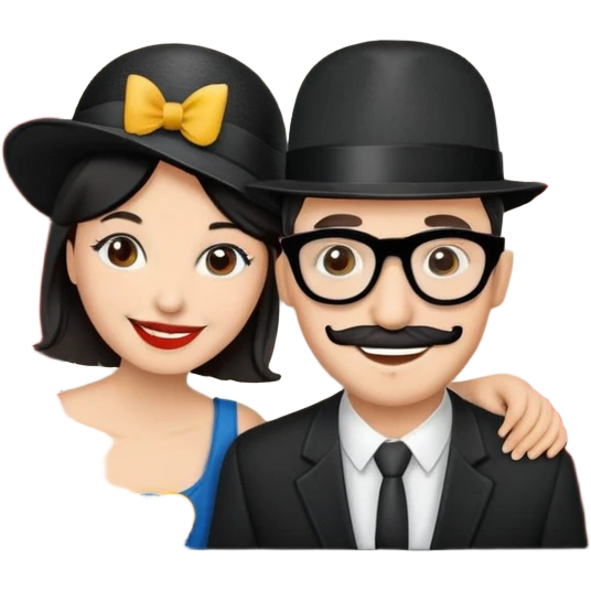 Cute London photo booth  emoji