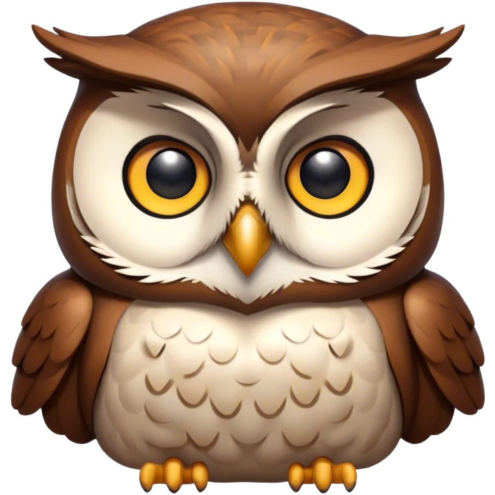 Owl smart emoji