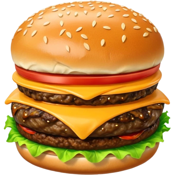 Double Beef burger emoji