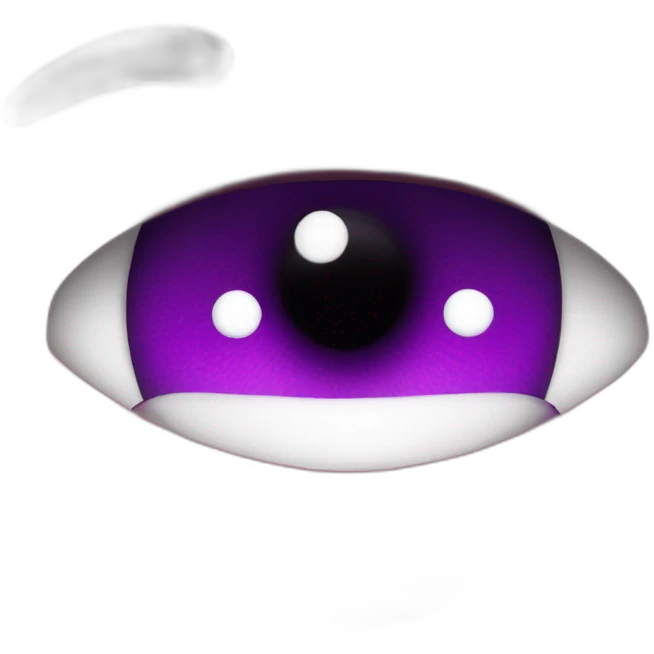 purple heart eyes emoji