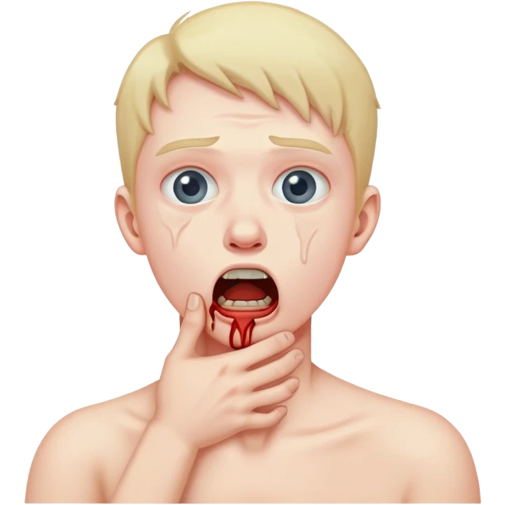 Chocking yourself  emoji