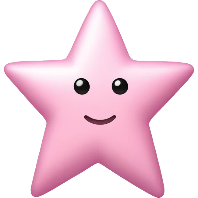 light pink star y2k emoji