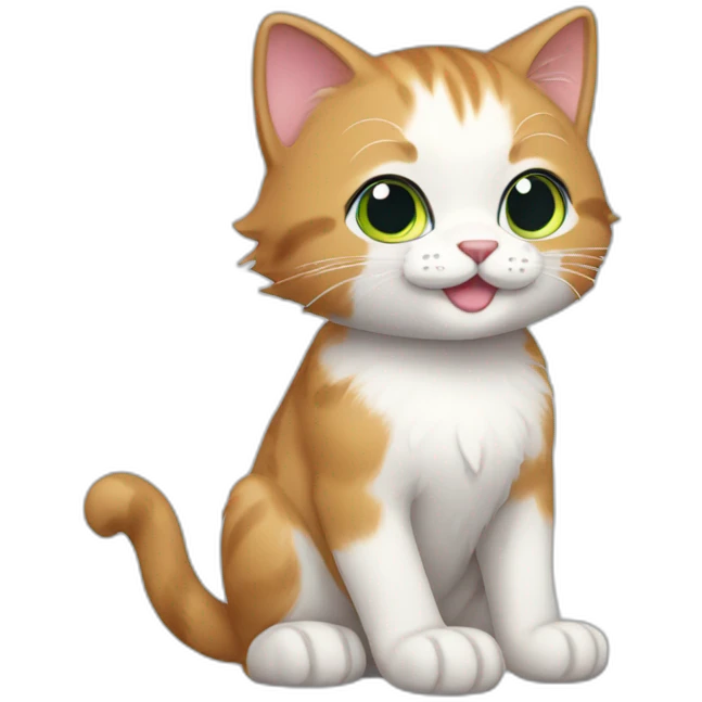 Kitty with Softpaws emoji