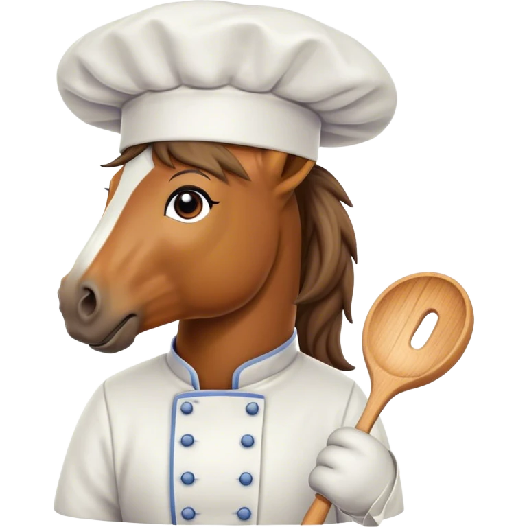 horse with chef hat emoji