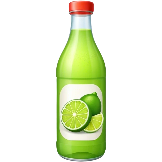 Bottled lime juice emoji