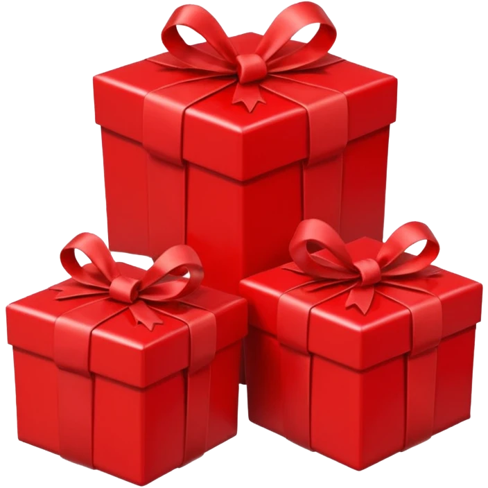 red present boxes emoji