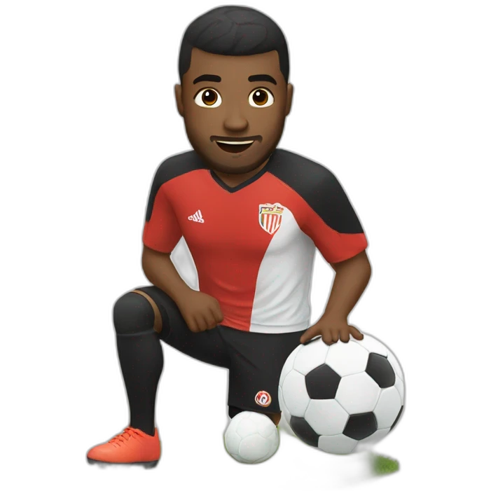 persona jugando futbol emoji