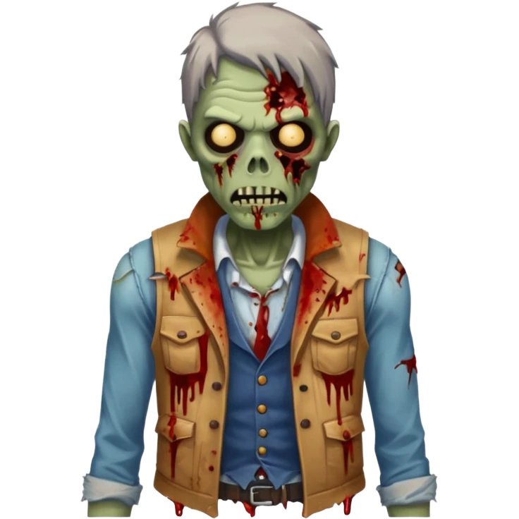 zombie in vests emoji