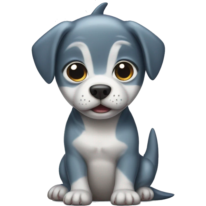 Shark puppy emoji