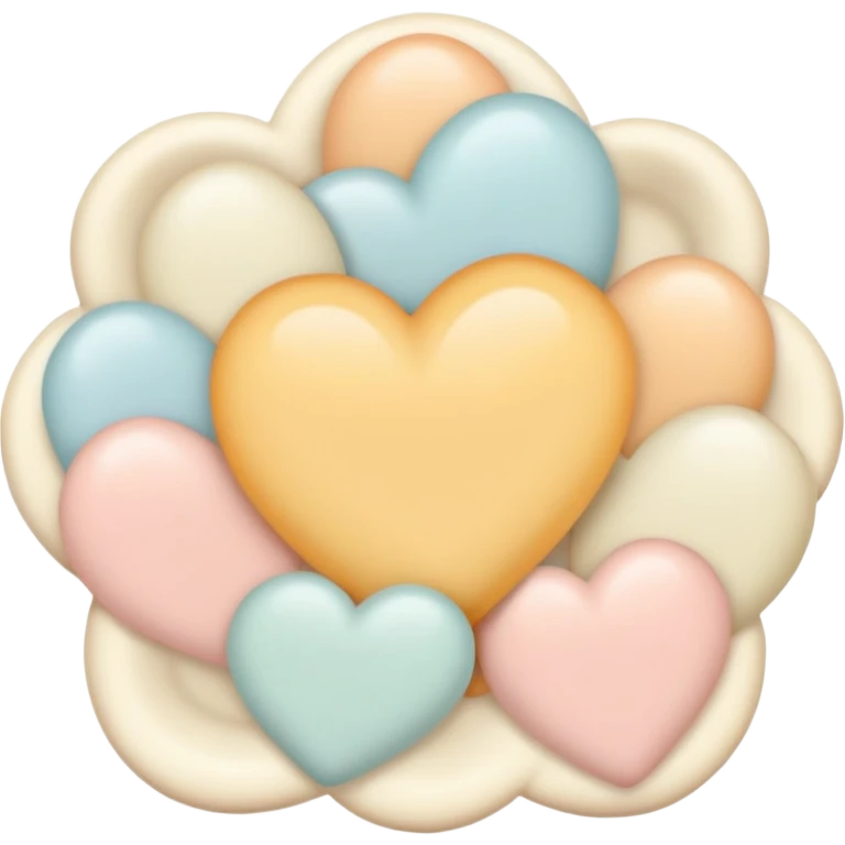 Warm pastels romantic vintage aesthetic  emoji