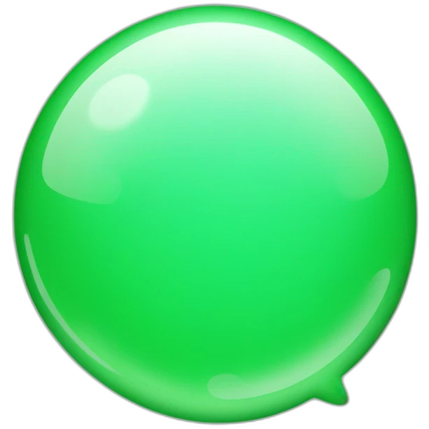 iMessage green bubble emoji