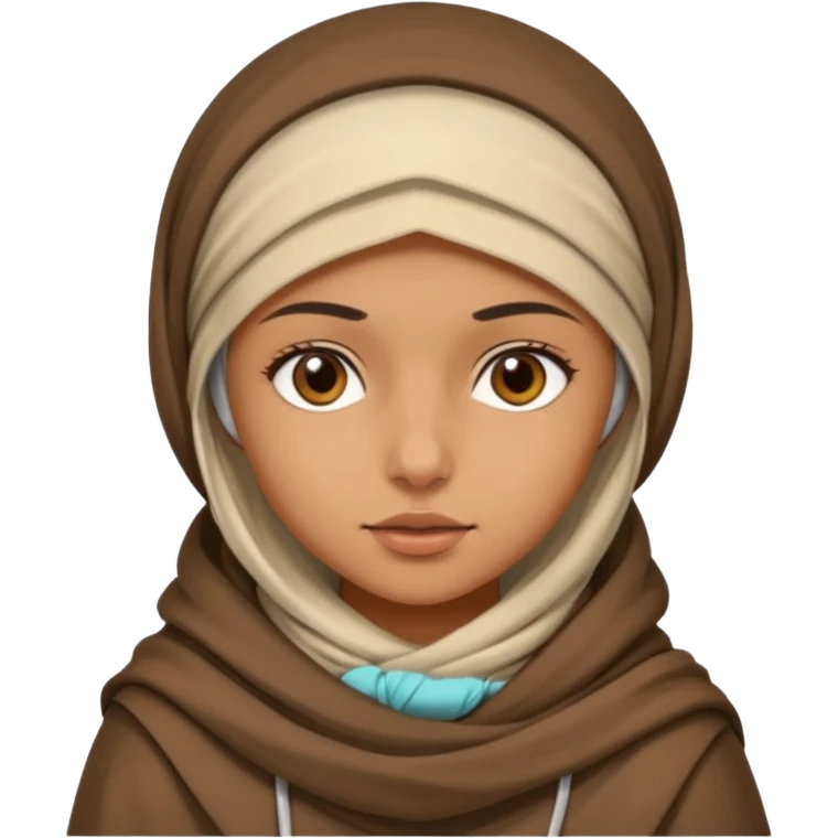 Girl + hood,Desert Nomads. emoji