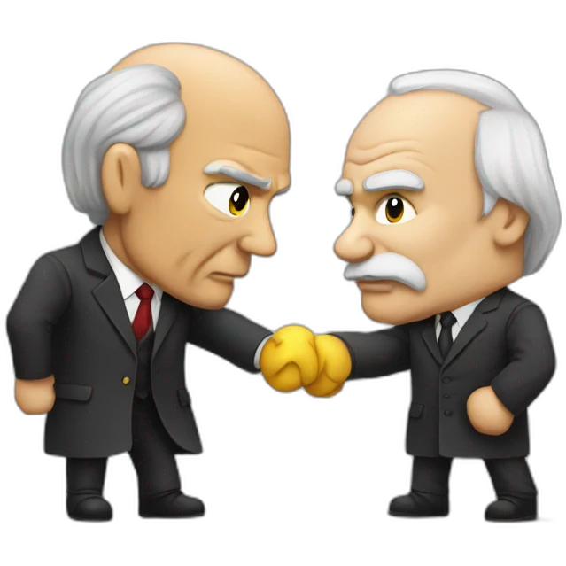 Marx fighting putin emoji