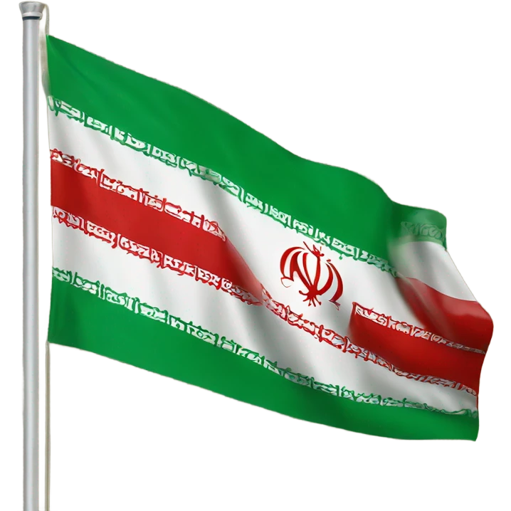 Iran flag with lion  emoji