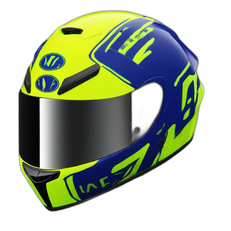 Valentino Rossi helmet 2021 emoji