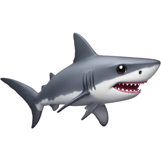 pink shark emoji