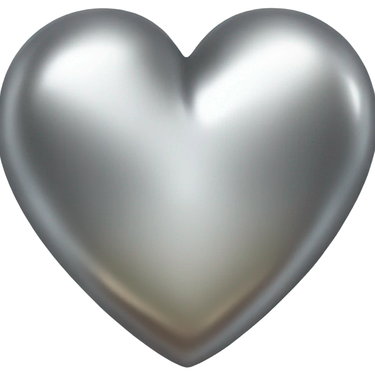 Chrome heart emoji  emoji