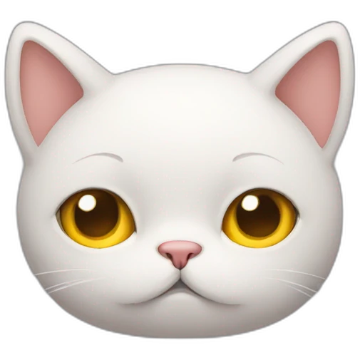 A cat that is sad emoji