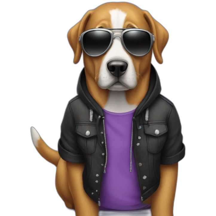 Dj dog emoji