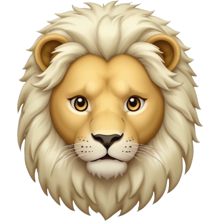 Lion blanc emoji
