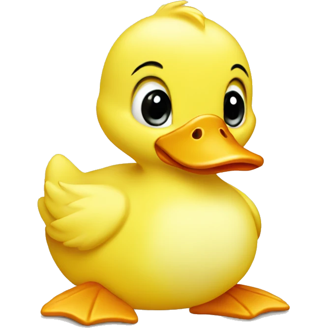 Yellow baby duck  emoji