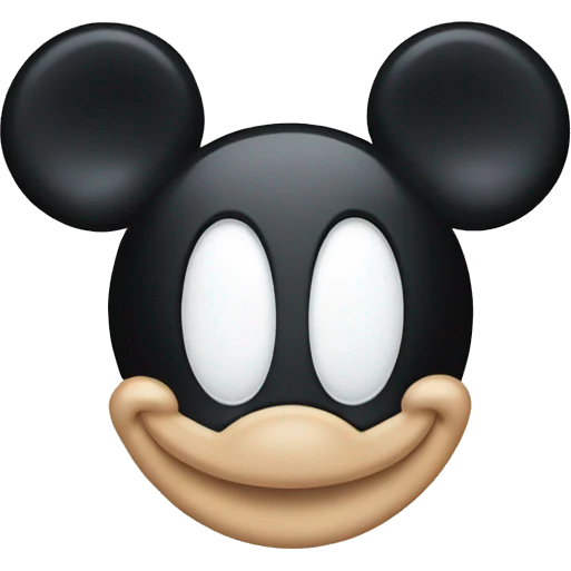 mickey mouse ears emoji