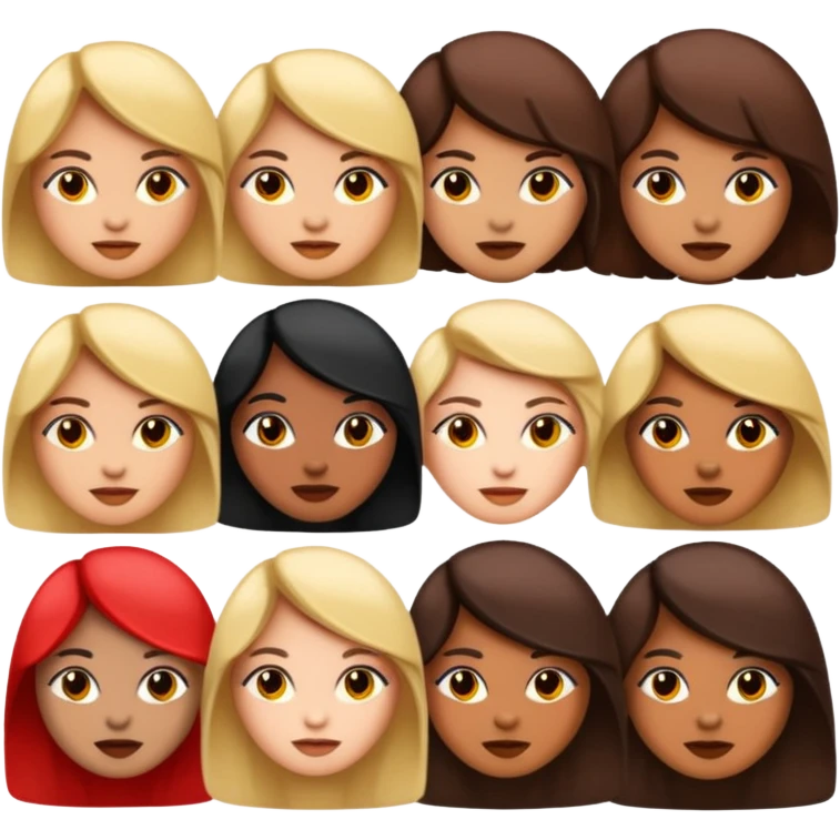 Baddie type of emojis emoji