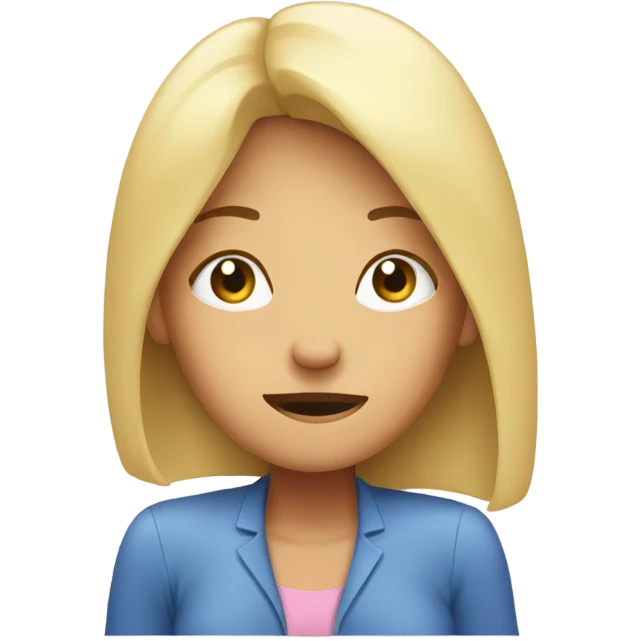 a woman face palm in dis emoji