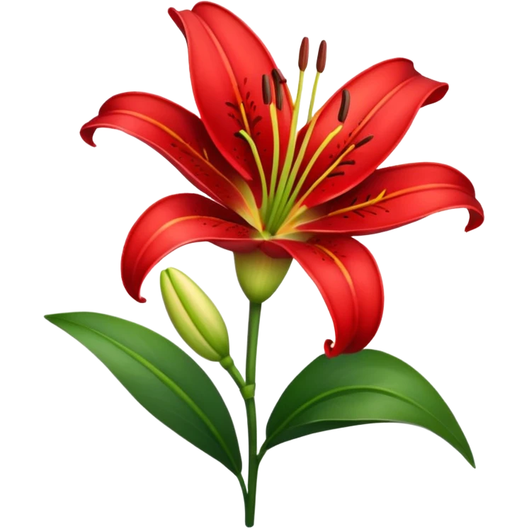 Red Lily emoji