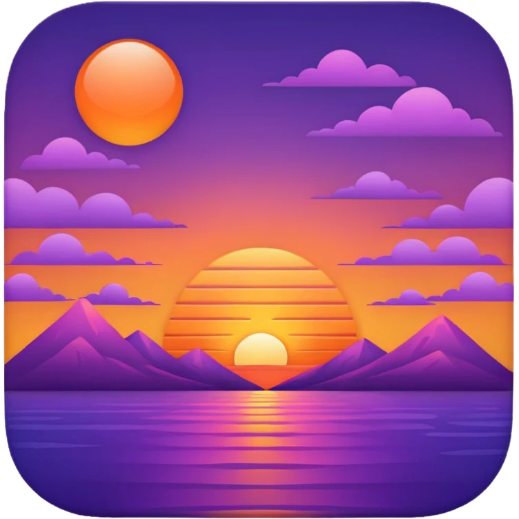 Sunset emoji