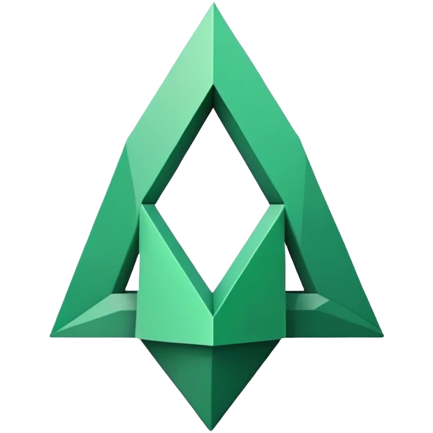 Green geometry emoji