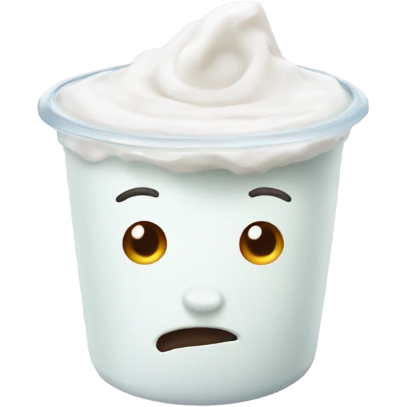 Face with milk on it emoji