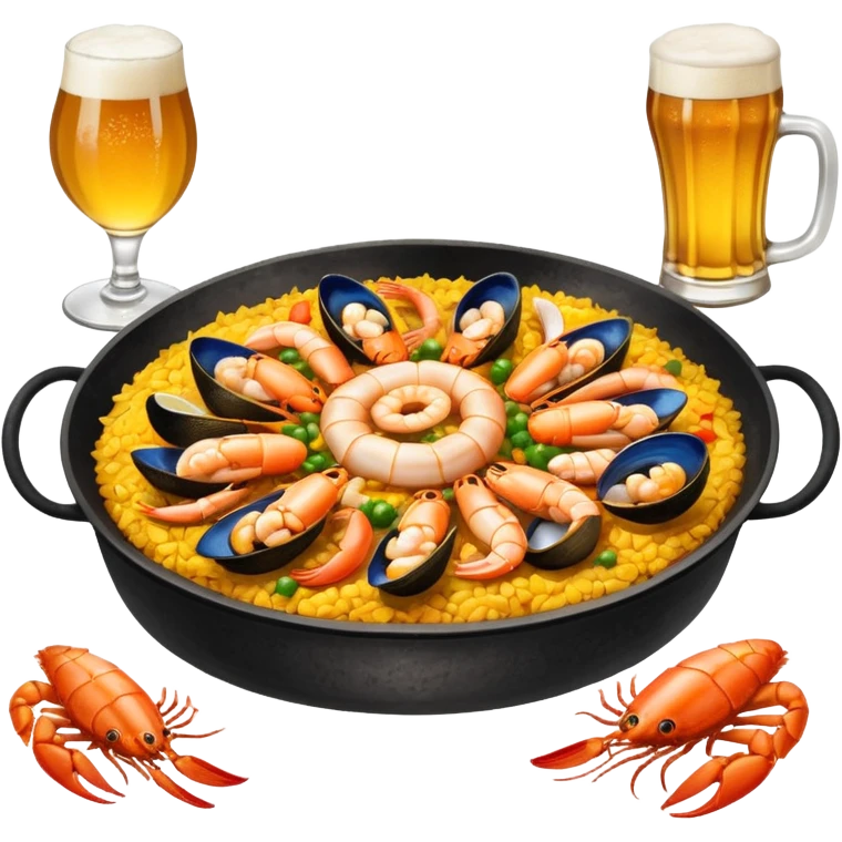 beer trap paella emoji