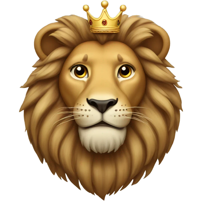 Lion with a crown  emoji