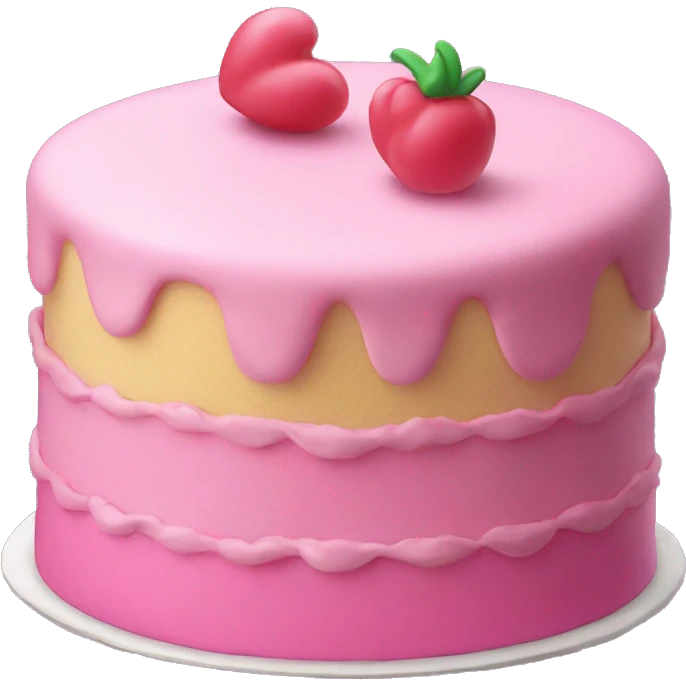 Cake from sleeping beauty  emoji