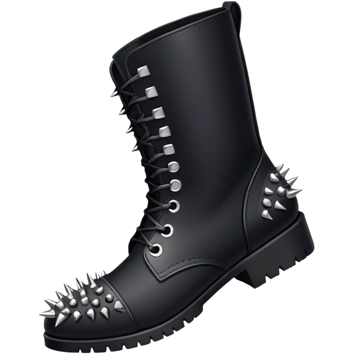 black boots with spikes emoji