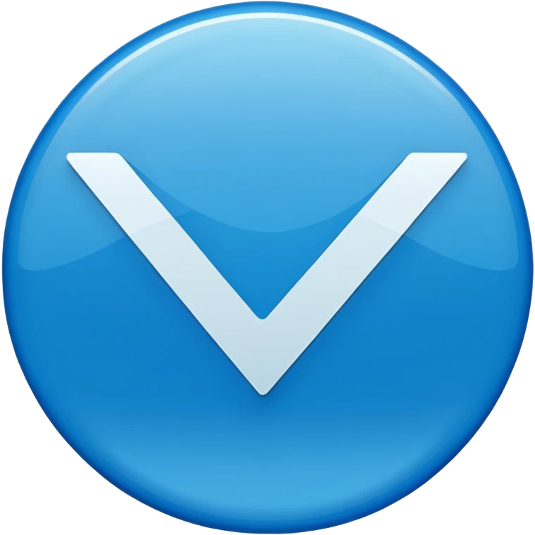 Create a instagram verified blue tick emoji