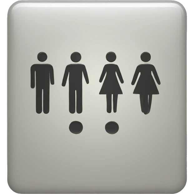 Mens restroom sign  emoji