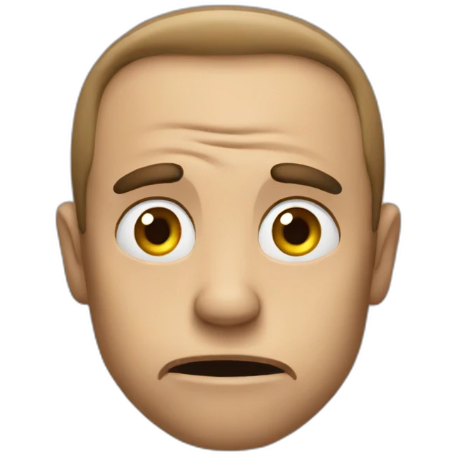 Disgusted emoji