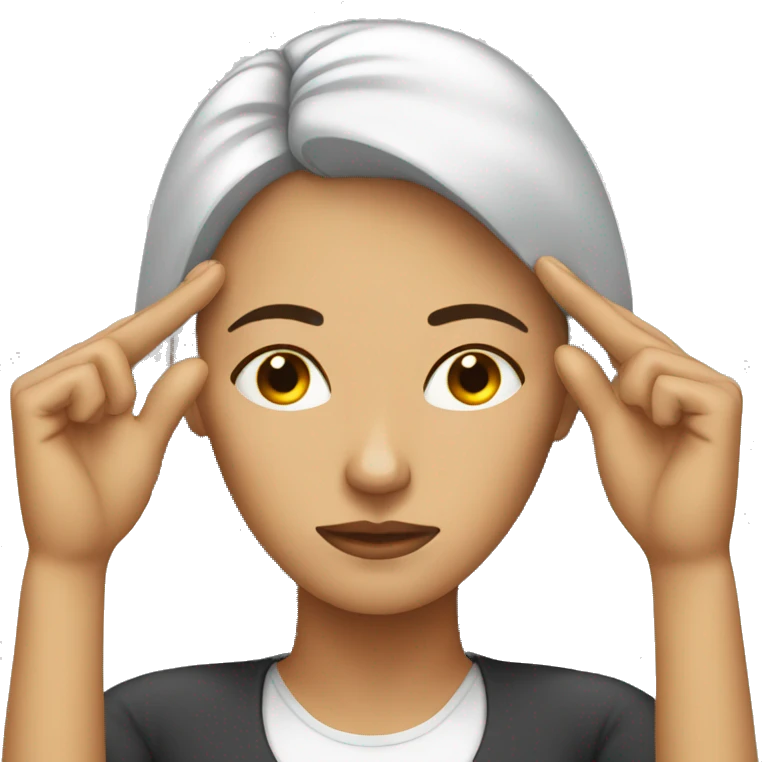 woman headache emoji
