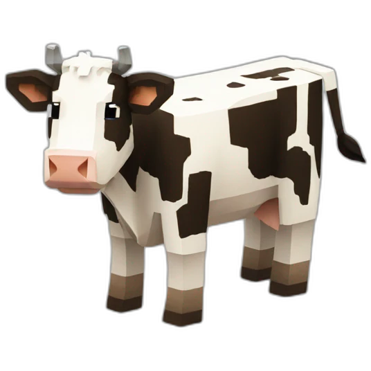 Cow in Minecraft  emoji