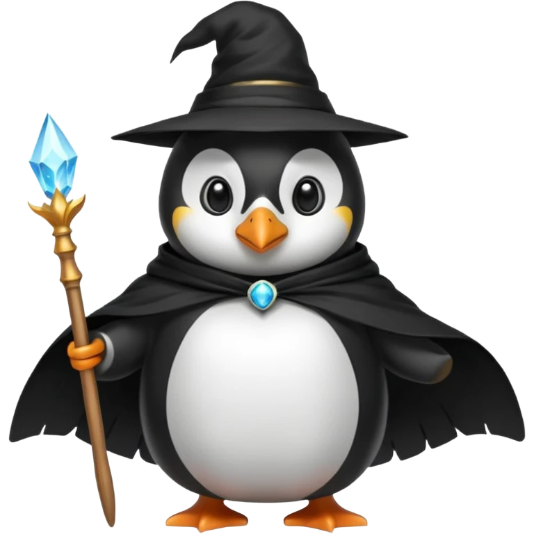 Penguin Wizard emoji