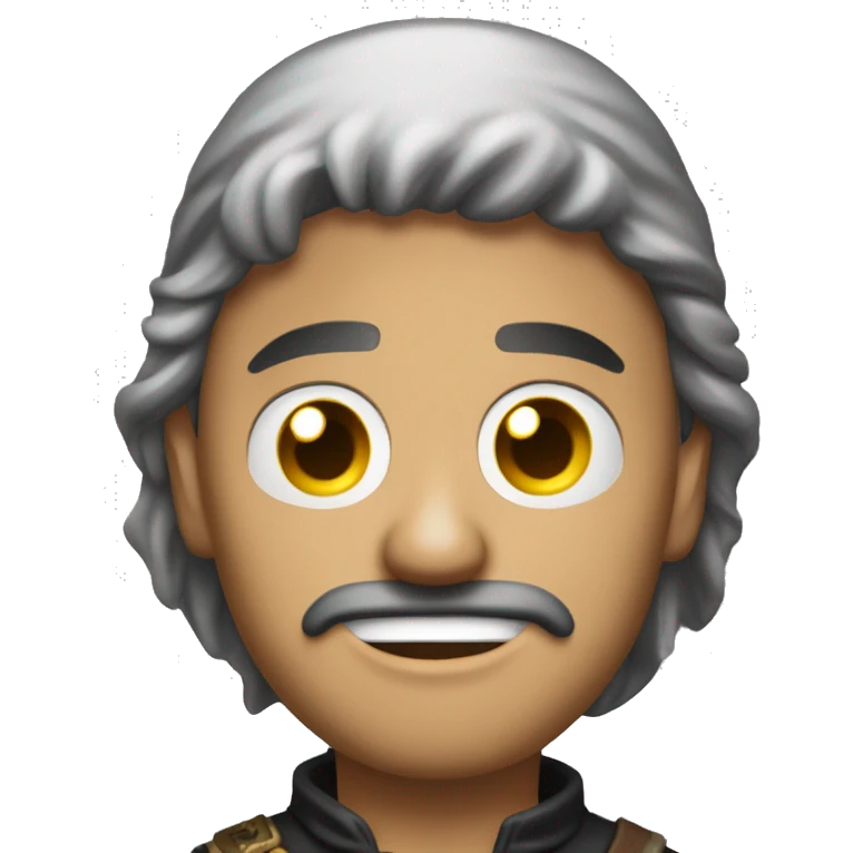 Demoño con parche e el ojo de pirata emoji