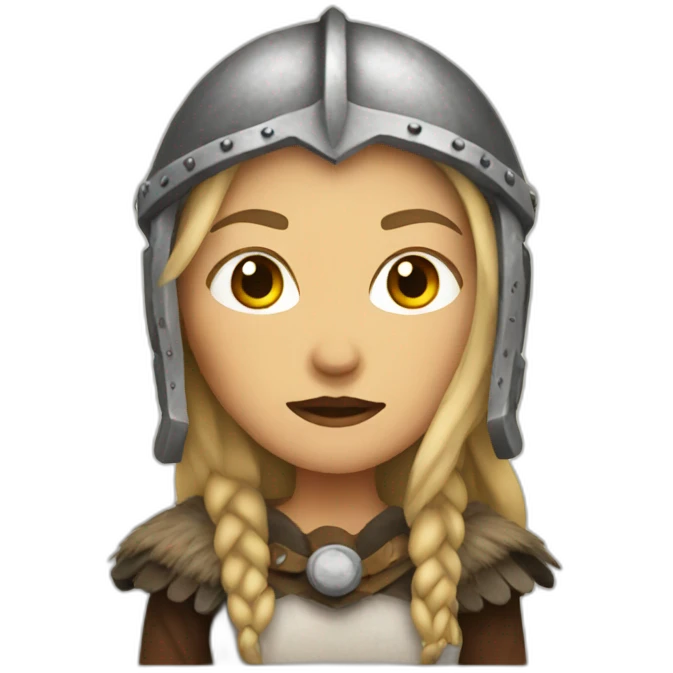 women viking emoji